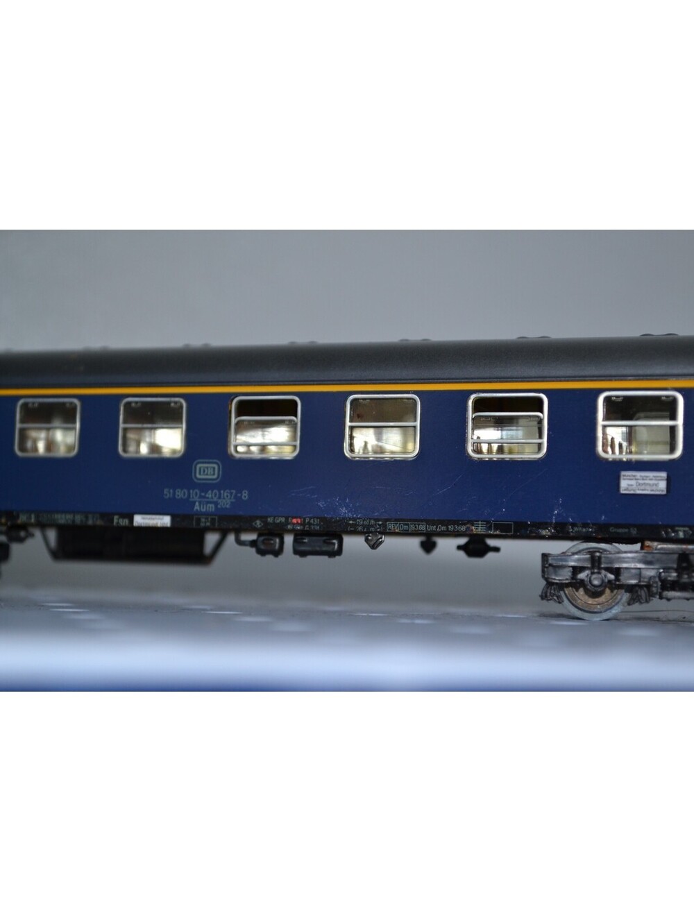 Vintage Marklin HO Gauge 4027 DB Blue Express Coach - Picture 9 of 14